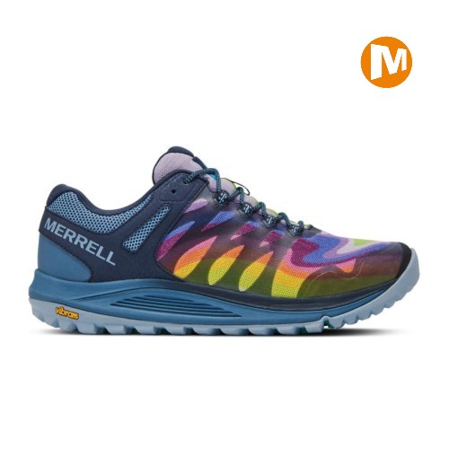 Merrell Nova 2 Rainbow Laufschuhe Herren Blau/Mehrfarbig [DE-NRESW]